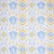 Schumacher Elizia Wallpaper in Sky & Ochre For Sale In New York - Image 6 of 6