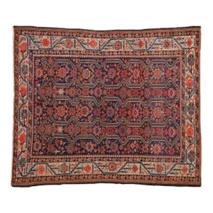 Antique Fine Malayer Carpet - 5'6" X 6'5"