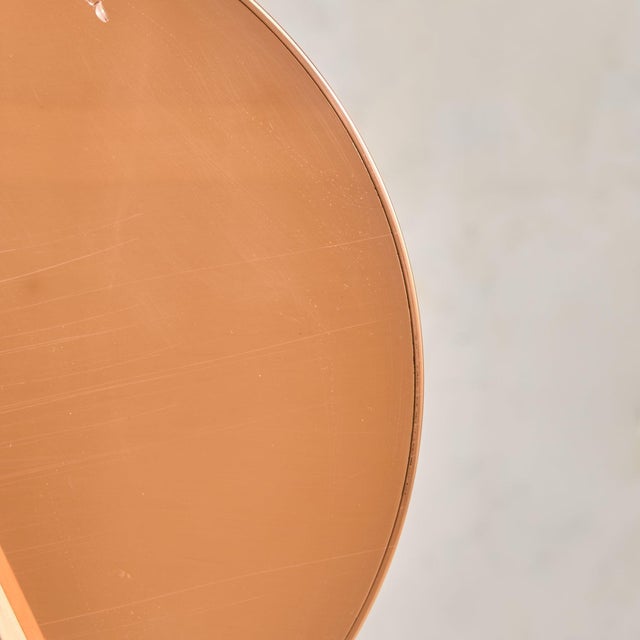 Vintage Italian Wood + Copper Triangle Sculpture by Banci Firenze For Sale - Image 4 of 13