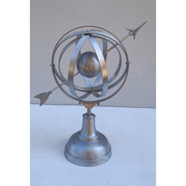 Metal Armillary Sphere, 1960s For Sale - Image 16 of 16