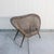 Modern Raymond Moralès Attributed Fauteuil À Corbeille Sculptural Bronzed Steel Lounge Chair, 1990s For Sale - Image 3 of 16
