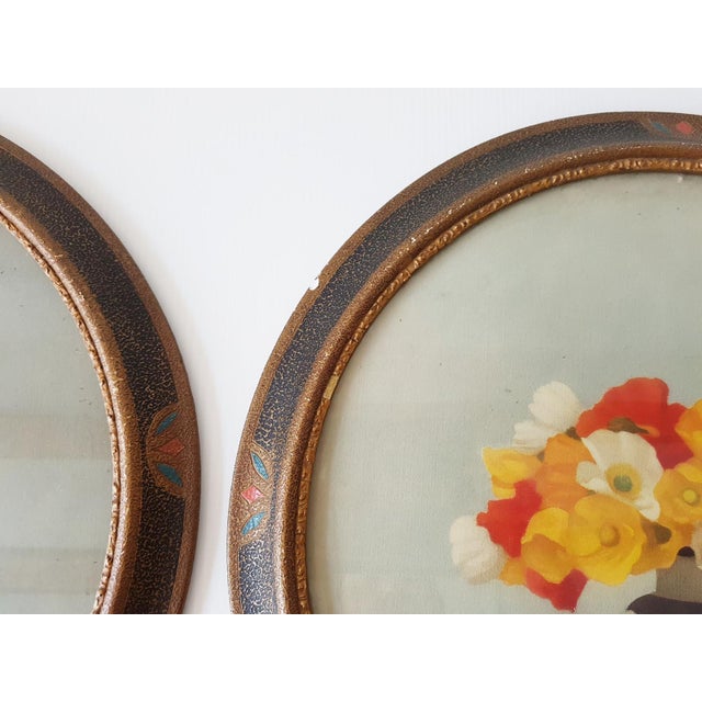 Vintage Art Deco Frames, 1950s, Set of 2 For Sale - Image 7 of 12