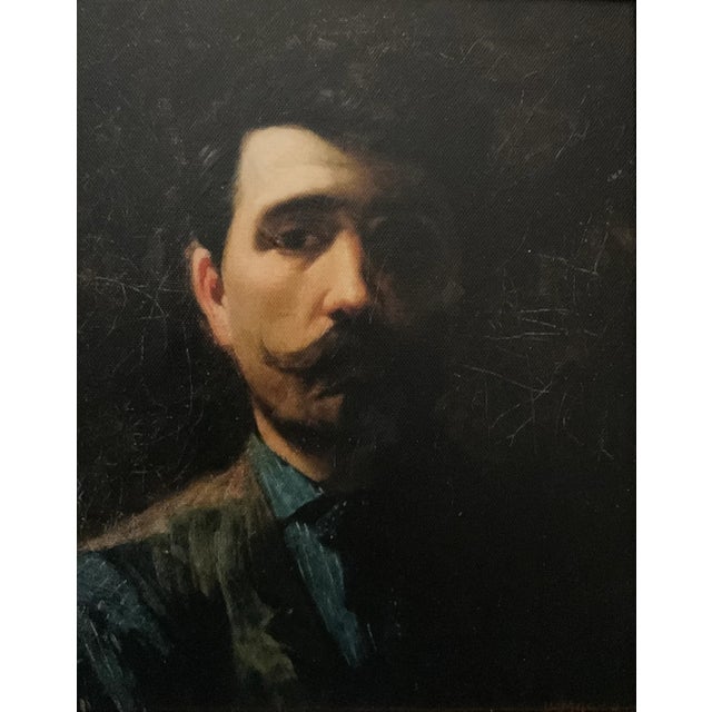 Giclee on canvas print Oil Painting Print Of Man Portrait Add a moment of inspiration to your home or office space with...