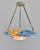 French Art Deco Pendant Light by Loys Lucha - 1930 Chandelier France For Sale - Image 4 of 10