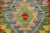 Tribal Turkish Kilim Rust Gray Hand-Woven Wool Rug For Sale In New York - Image 6 of 9