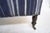 Indigo Stripped Upholstered Gallant Armchair by Cisco Home For Sale - Image 10 of 16