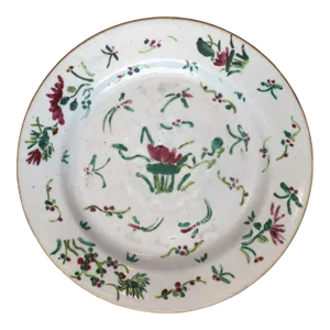 Qianlong Chinese Export Porcelain Famille Rose Plate