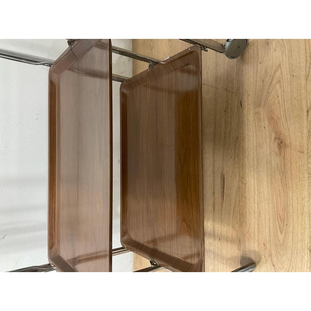 Plastic Mid-Century Modern Serving Trolly, 1960s For Sale - Image 7 of 15