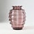 Purple Belgian Art Deco Optic Glass Vase from Doyen, 1930s For Sale - Image 8 of 8