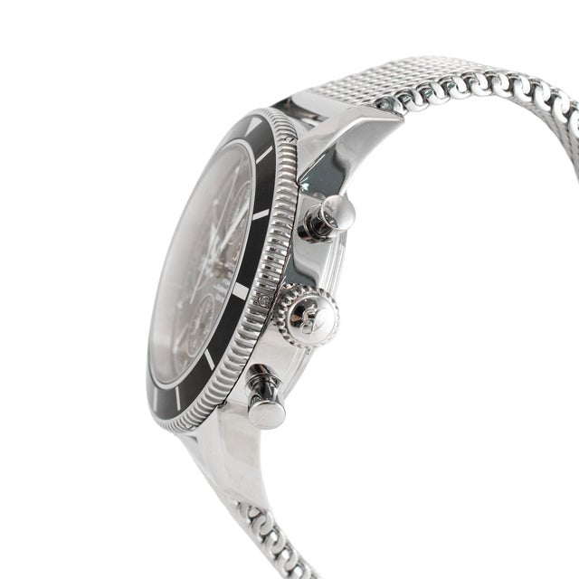 Modern Breitling Superocean Heritage Chronograph 46mm A13320 Stainless Steel Watch For Sale - Image 3 of 10