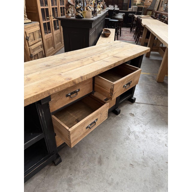Larrge Early 20th Century Workbench For Sale - Image 8 of 16
