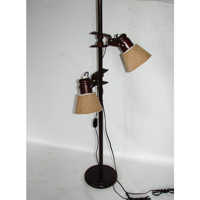 Swedish Floor Lamp from Gb Solbackens Svarveri, 1970s, in Good conditions. Designed 1970 to 1979 European Plug (up to...