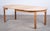 Vintage Brutalist Oak Dining Table with Extensions by Henning Kjærnulf, 1960s For Sale - Image 9 of 11