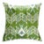 Green Color Turkish Silk Ikat Pillow 20'' X 20'' For Sale