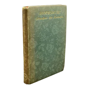 1860's Antique French Language Book Grandeur Des Romains