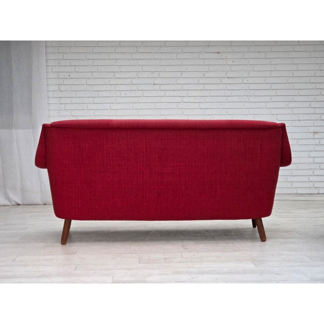Danish 2-Seater Sofa in Furniture Fabric and Teak, 1970s For Sale - Image 15 of 18