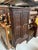 Antique Oak 2 Door Corner Unit With Carved Panels Resting On Cabriole Feet, in Good conditions. Designed before 1890