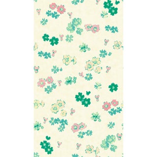 Large Scale, Flower Field Wallpaper by Paule Marrot in Summer For Sale