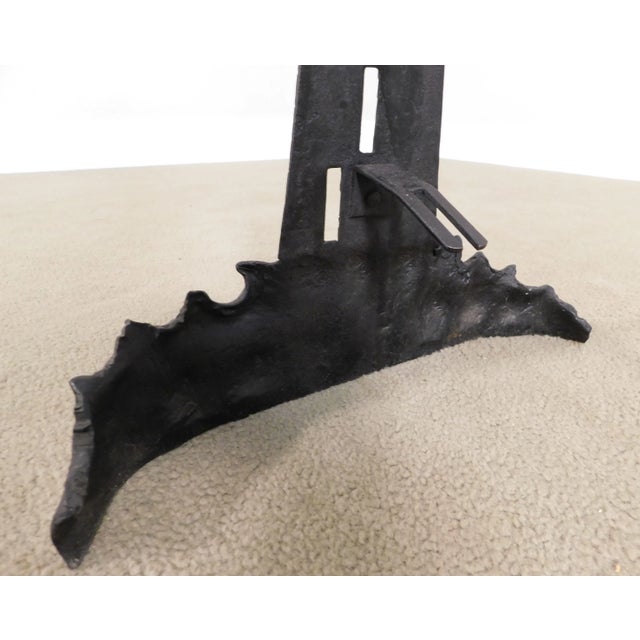 Vintage Ornamental Iron Light House For Sale - Image 11 of 13