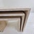 Italian Grooved Travertine Nesting Tables, 1980s, Set of 3 For Sale - Image 10 of 18