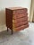 Brown Mid Century Danish Teak Highboy Dresser - Vintage Scandinavian Chest of Drawers 1960s For Sale - Image 8 of 10