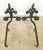 Pair of Antique French Wrought Iron Andirons For Sale - Image 9 of 9