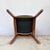 Teak Veneered Dining Chairs with Black Upholstered Seats, 1960s, Set of 4 For Sale - Image 12 of 14