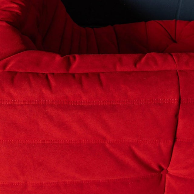 Red Togo Corner Sofa by Michel Ducaroy for Ligne Roset, France, 1973 For Sale - Image 9 of 18