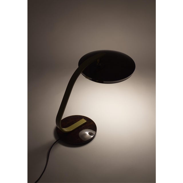 Mod Carey 520 Desk Lamp in Faux Tortoiseshell by Luis Pérez De La Oliva for Fase, Spain, 1970s For Sale - Image 17 of 18