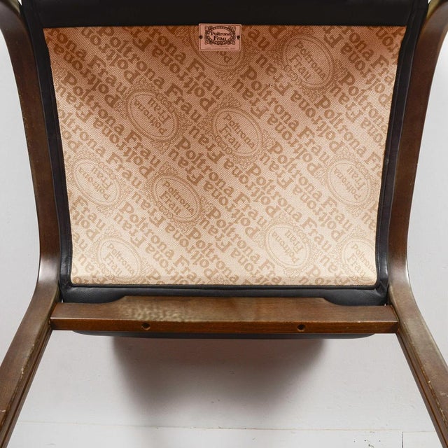 Black Cavour Chair from Poltrona Frau For Sale - Image 8 of 9