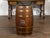 English Victorian 19th Century Oval Barrel with Coat of Arms and Brass Braces For Sale In Atlanta - Image 6 of 12