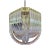 Regency Lucite Ribbon Chandelier For Sale