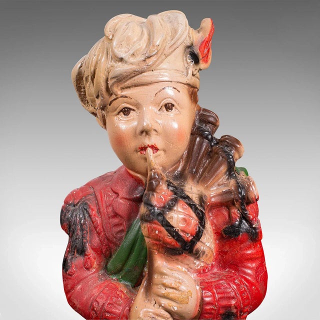 1900s Antique Victorian Scottish Decorative Piper Figure For Sale - Image 10 of 13