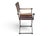 Vintage Baroque Revival Brown Campaign Armchairs With X Frame - A Pair For Sale - Image 10 of 17