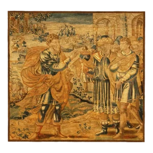 Late 16th Century Flemish Historical Tapestry, with the Roman General Scipio