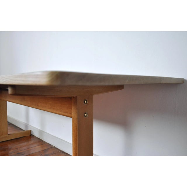 Børge Mogensen Coffee Table in Solid Oak by Børge Mogensen for Fredericia Stolefabrik, 1960s For Sale - Image 4 of 7