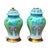Hand-Painted Jingdezhen Porcelain Ginger Jar Lamp – Bok Choy Pattern For Sale - Image 4 of 6