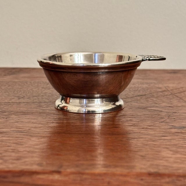 A heavy commercial-grade piece of American maritime history. This 3-ounce footed individual server was custom-crafted by...