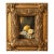Late 20th Century Gilt Grape Motif Frame With Original Oil Painting, Lemon Still Life Art, Ornate Gold Frame, Cottage Decor For Sale