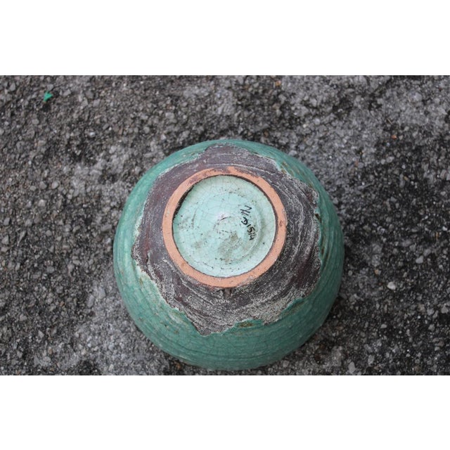 Mid-Century Modern Large Minimalist Zaccagnini Bowl with Enamel, Italy, 1950s For Sale - Image 3 of 11