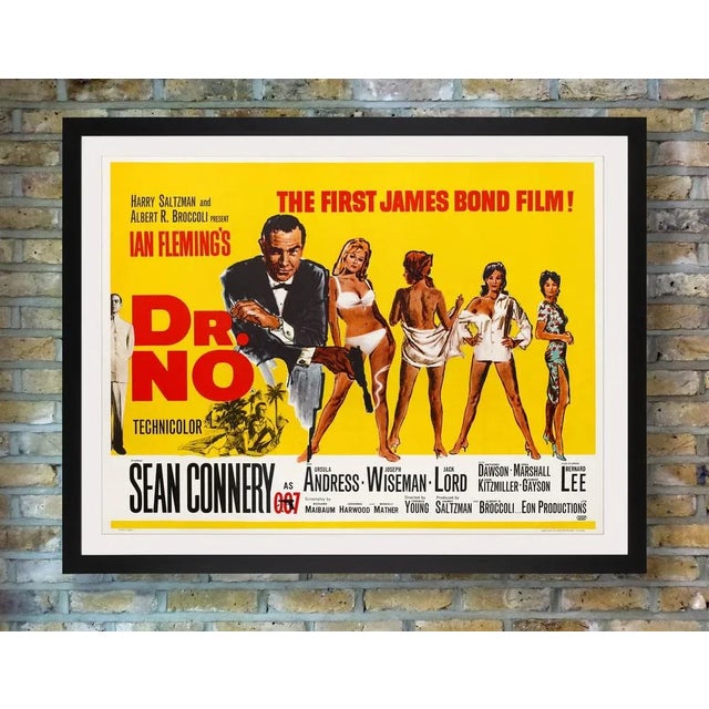 A scarce and sought after country-of-origin poster for the first release of the first james bond film. Based on ian...