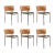 Lila Hunter Chairs by Philippe Starck for XO, 1980s, Set of 4 For Sale