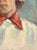 Soviet Woman Portrait, Antique Oil Painting, Ukrainian Artist (1961) 39-28 For Sale - Image 6 of 6