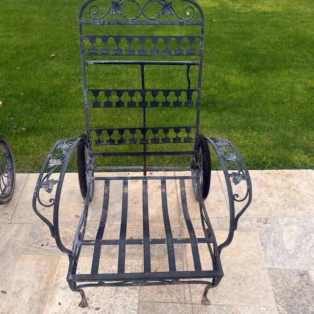 Mid-Century Modern 1970s Salterini Style Chairs Mid Century/Art Deco, 2 Pieces For Sale - Image 3 of 11