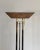 Metal Gun Metal and Brass Floor Lamp For Sale - Image 7 of 13