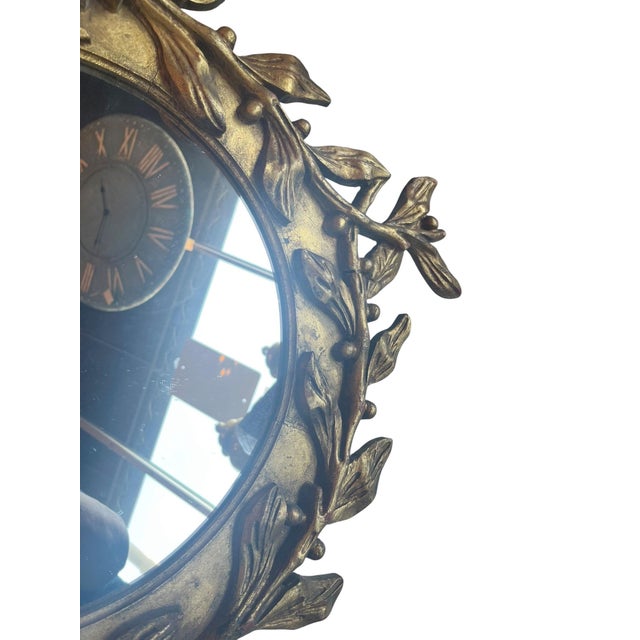 French 19th Century French Giltwood Laurel Leaf Mirror For Sale - Image 3 of 5