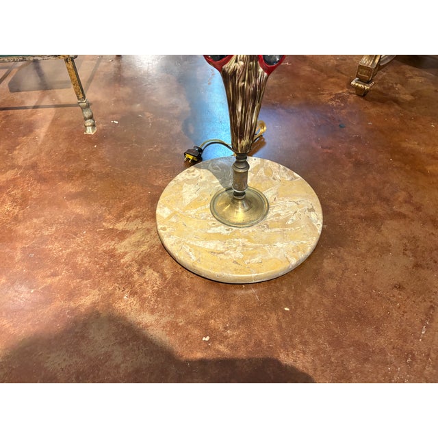 1960s Italian Modern Ceramic and Marble Floor Lamp For Sale In Houston - Image 6 of 18