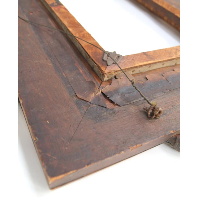 Wood Victorian Era Bamboo and Quarter Sawn Oak Frame For Sale - Image 7 of 10