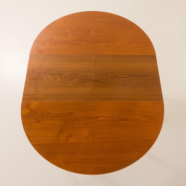 Mid-Century Modern Danish Teak Table with Extensions, 1960s For Sale - Image 10 of 17