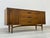 Broyhill Sculptra Mid-Century Modern Walnut Credenza Lower Height / Tv Stand For Sale - Image 9 of 11